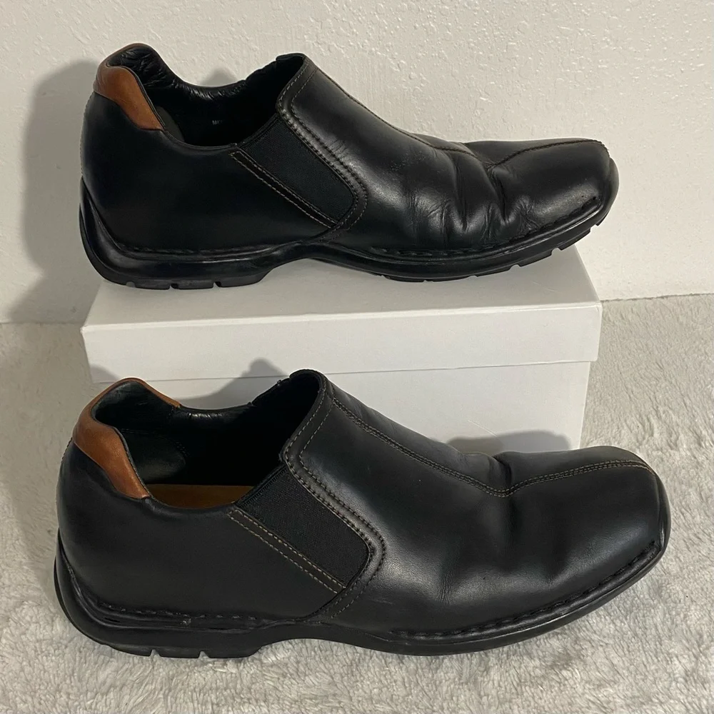 Cole Haan Zeno Black Leather Slip On Loafers Men’s Size 10.5 M